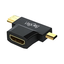 Lexroo Mini Hdmı/micro Hdmı Erkek To Hdmı Dişi Dönüştürücü Adaptör