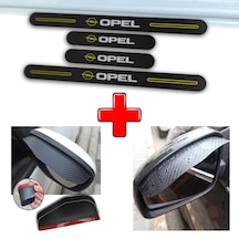 Opel Vectra B Uyumlu Carbon Kapı Eşiği + Ayna Yağmur Koruyucu (552943864)