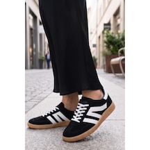 In Step Street-line Classic Siyah Süet-deri Unısex Spor Ayakkabı
