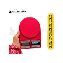Assur Sf-400 Dijital Hassas Mutfak Ve Balıkçı Terazisi Kırmızı