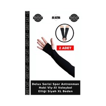 Delux Serisi Spor Antrenman Hobi Vly-xl Voleybol Elliği Siyah Xl Beden