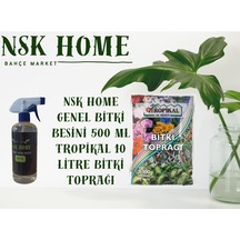 Genel Bitki Besini Ve Tropikal 10 Litre Toprak Seti