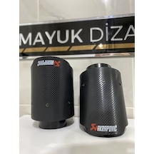 Akrapovic Karbon Egzoz Ucu 90mm Tek --mayukdizayn--