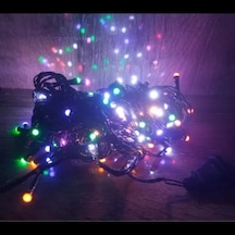 Hubrendy Emin 10m 100 Led Damla Uçlu Gün Işığı Siyah Kablo