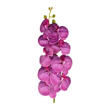 Nettenevime Yapay Çiçek Fuşya Damarlı Islak Orkide Uzun Dal 90 Cm Orkide Diğer