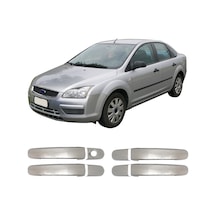 Ford Focus 2 Uyumlu 2005-2011 Krom Kapı Kolu 4 Kapı Paslanmaz  Çelik