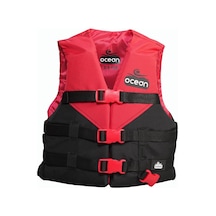 Ocean Can Yeleği 30 Newton Yüzdürme Yardımcısı 3-6 Yaş Kırmızı-Siyah