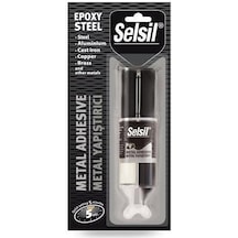 Selsil Epoksi Metal Yapıştırıcı Enjektör 5 Dakika 28 Gr