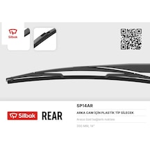 Silecek Süpürgesi Arka Plastık Tıp 350mm Berlıngo-c3-c8-jumpy-saxo-xantıa-logan Mcv-scudo-stılo-alme Sılbak