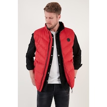 Buratti Slim Fit Suya Ve Rüzgara Dayanıklı Dik Yaka Şişme Erkek Yelek 649008 Kırmızı Buratti Slim Fit Suya Ve Rüzgara Dayanıklı Dik Yaka Şişme Erkek Yelek 649008 Kırmızı