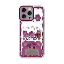 Apple iPhone Uyumlu  14 Pro Max Uyumlu Kılıf Sweet Desenli Silikon Kapak - Pembe