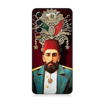 Samsung Galaxy S21 Fe Uyumlu Osmanlı 2. Abdülhamid Han Desenli Silikon Kılıf