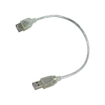 Usb Uzatma Kablosu 50 Cm Şeffaf Usb 2.0 Uzatma Kablo Rodevino