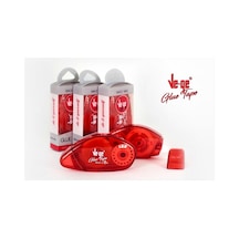 Şerit Yapıştırıcı Glue Tape 8mmx8m Kırmızı 12.adet.