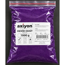 Axiyon Mor Demir Oksit Pigment 1000 G Toz Renklendirici Genel