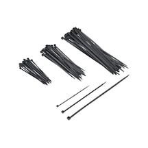 Plastik Kablo Bağı Cırt Kelepçe Set 100 Mm - 150 Mm - 250 Mm X 2.5 Mm Siyah 20 Şer Adet X 3 6 Standart