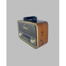 Tnabilir - 818 - Nostalji Radyo Bluetooth Usb - Muratech - Aux Girişli