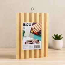 Bambu Kesme Tahtası 18x28x1.3 Cm Metal Kulplu Diğer