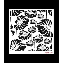 Yaprak Stencil Hdm120 Home Dekor Stencil 25x25