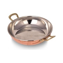 Turna Bakır Çelebi Tava 5 No 22 CM Düz Kırmızı Turna7596-1