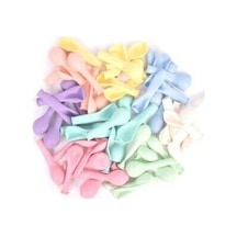 Karışık Renkli Minik Makaron Balon 100 Adet 12,5 Cm 5" Kalisan Marka A