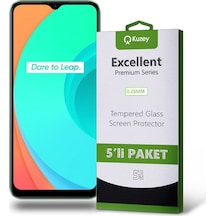 Realme C11 Ekran Koruyucu Cam 5 Adet (534068210) 20 Tl Fark Ile Apple  Uyumlu iPhone Hızlı Şarj Kablosu