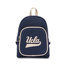 Zoe Lacivert Suni Deri Midi Sırt Çantası - Kadın Çanta Lacivert