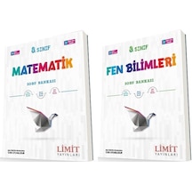 Limit 8. Sınıf Matematik + Fen Bilimleri Soru Seti 2 Kitap 2023