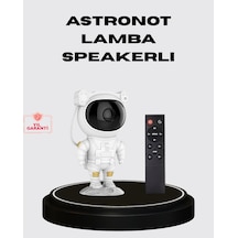 8 Efektli Astronot Galaxy Uyumlu Projektör Uzaktan Kumandalı Led Gece Lambası