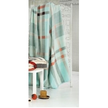 Lacasa Lüks Vizon 1084 Battal Boy Battaniye 200 x 240 CM Su Yeşil Gri
