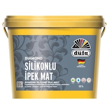 Düfa Diamond Silikonlu İpek Mat Beyaz İç Cephe Duvar Boyası 2.50 LT