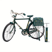 Tcherchi Rüzgarla Çalışan Retro Bisiklet Kendin Yap Model Seti Dekor  Yeşil