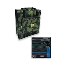 Mg16xu / Mg16x / Mg16 / Mg20xu / Mg20 Mikser İçin Uyumlu Soft Case Çanta Kılıf-kamuflaj Yeşil.