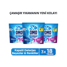 Omo Ultra Power Kapsül Deterjan Beyazlar Ve Renkliler 18 Yıkama X3 Diğer
