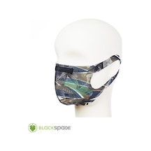 BLACKSPADE Unisex Koruyucu Maske Çizgi-Hat Desen M