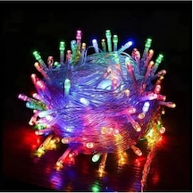 Renkli 10 Metre 100'lü Ledli Yılbaşı Ağaç Işık 8 Fonksiyonlu Rgb Çok Renkli