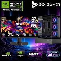 Go Gamer AE959DP R9-9950X3D 32 GB 1 TB SSD RTX5090 32 GB 27" Free Dos Oem Paket Masaüstü Oyuncu Bilgisayarı