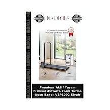 Premium Aktif Yaşam Fiziksel Aktivite Form Tutma Koşu Bandı Vep1002 Siyah