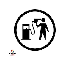 Benzin Deposu Sticker Araba Yakıt Deposu Oto Araba Sticker