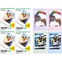 Instax Mini 80'li Film Ve 4 Fotoğraf Çerçevesi