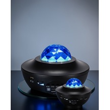 Bluetooth Bağlantılı Taşınabilir Yıldız Gece Lambası Disko Topu Uczxy918hparlör2