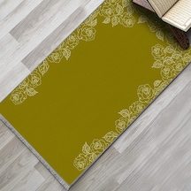 Evaşk Namazlık Dokuma Halı Kaymaz Muslumana Seccade80 x 130 YEŞİL EVAŞK404D66