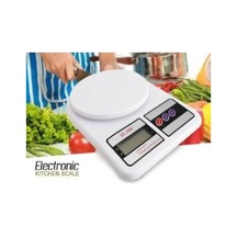 Tr Dijital Hassas Mutfak Terazisi, 10 Kg Kapasiteli, Lcd Ekranlı, Dara Özellikli, Beyaz Diğer