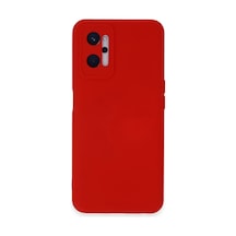 Realme 9i 4g Kılıf Nano İçi Kadife Silikon - Kırmızı -