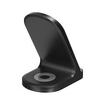 S-link Sl-cw05 Mobil Telefon Uyumlu 15w Led Logo Prm Siyah Kablosuz Şarj Cihazı Çok Renkli