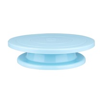 Mavi 360 Döner Kek Pikap Şeker Standı Kek Döner Plaka Platformu Pişirme Araçları Pasta Malzemeleri Kek Standı