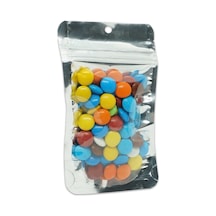 8.5X14.5X5 Şeffaf Metalize Kilitli Doypack 50 Adet