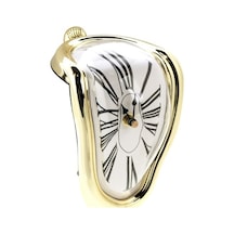 Goldenqian Romen Rakamıyla Bozuk Düzensiz Saat Altın O1d3cg ÇOk Renkli