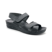 Aryan 02-935 Ortapedik Kadın Sandalet Siyah