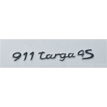 Porsche Uyumlu Yazı 911 Targa 4s 3.5 29 Cm Krom